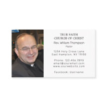 Enkel modern pastor Photo Religiösa Church