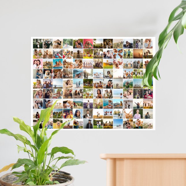 Enkel modern Personlig 108 Fotokollage Poster (Skapare uppladdad)