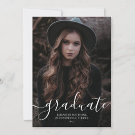 Enkel Modern Photo Elegant Script Studenten Meddelande