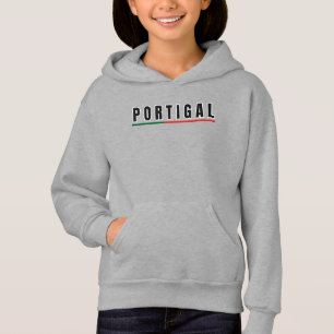Enkel modern Portugal Art Brev Flagga Souvenir T Shirt