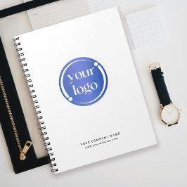 Enkel Modern Professionell Business Logotyp Anteckningsbok