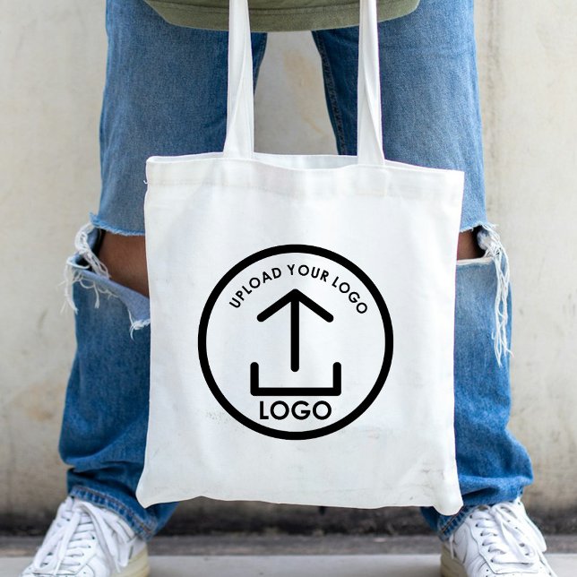 Enkel Modern Professionell Business Logotyp Tygkasse (Simple Modern Professional Business Logo Tote Bag)