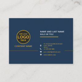 Enkel Modern Professionell Mörk Färg lägger till L Visitkort