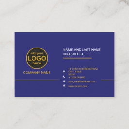 Enkel Modern Professionell Mörk Färg lägger till L Visitkort