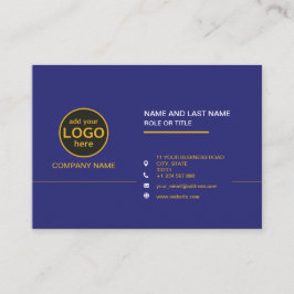 Enkel Modern Professionell Mörk Färg lägger till L Visitkort