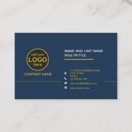 Enkel Modern Professionell Mörk Färg lägger till L Visitkort