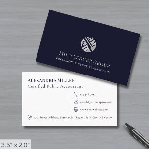 Enkel modern Professionell Visitkort
