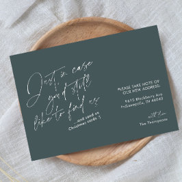 Enkel Modern Rolig Grön Flytt Meddelande