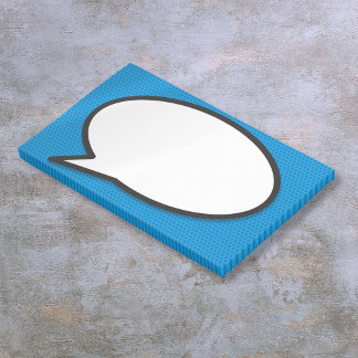 Enkel Modern Rolig Pratbubbla Tecknad Serie Post-it Block