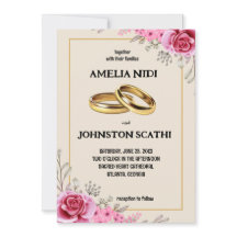 Enkel modern Rosa blommigt