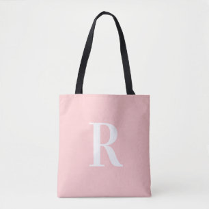 Enkel modern Rosa i Monogram Tygkasse