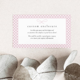 Enkel Modern Rosa Randig Ros DIY Tilläggskort