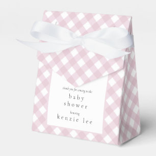 Enkel, modern, Rosa, skuva för babykläder Presentaskar