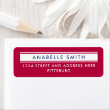 Enkel modern Rött vitt blått amerikansk typografi
