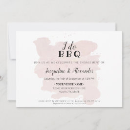 Enkel Modern Rustic I gör BBQ-skript Vattenfärg Inbjudningar