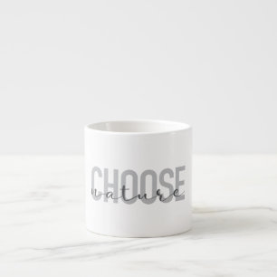 Enkel, modern, stads- och coola design Välj natur Espressomugg