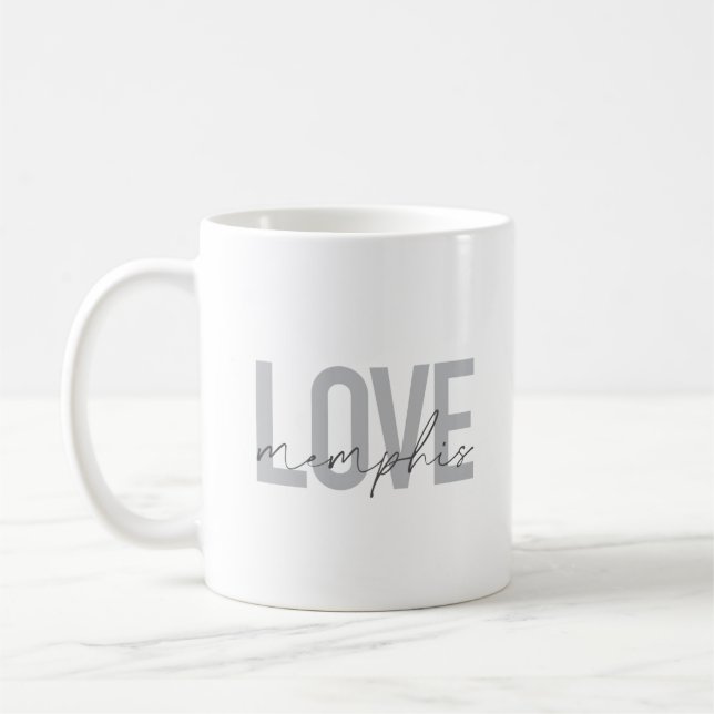 Enkel, modern, stadsmässig utformning av coolan Kä Kaffemugg (Vänster)