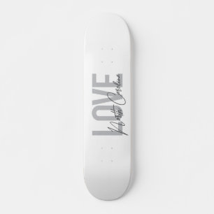 Enkel, modern stadsplanering Kärlek North Carolina Mini Skateboard Bräda 18,5 Cm