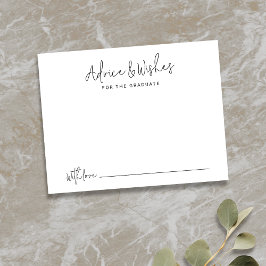 Enkel Modern Student-rådgivning och önskemål Anteckningskort