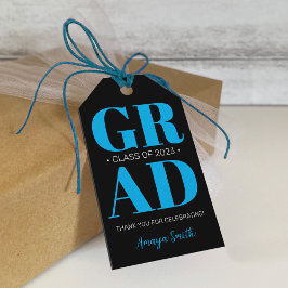 Enkel Modern Studenten Tack Gift-Märkre Presentetikett