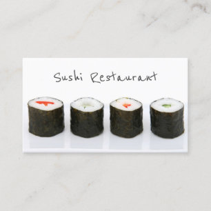 Enkel modern Sushivisitkort Visitkort