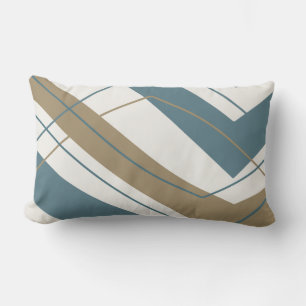 Enkel Modern Teal Guld Lumbar Lumbarkudde