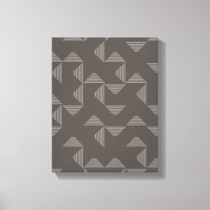 Enkel, modern, trendig geometrisk grafik mönster canvastryck