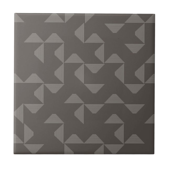 Enkel, modern, trendig geometrisk grafik mönster kakelplatta (Framsidan)