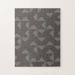 Enkel, modern, trendig geometrisk grafik mönster pussel