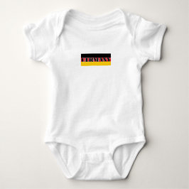 Enkel modern Tyskland german flagga Souvenir T Shirt