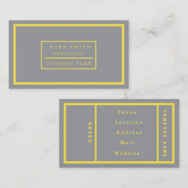 Enkel modern Ultimate Grått Visitkort