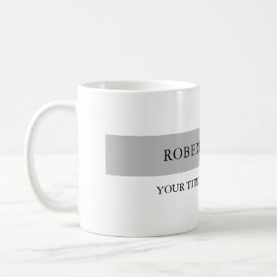 Enkel, modern, vanlig minimalistisk kaffemugg