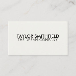 Enkel modern visitkort