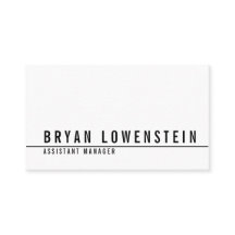 Enkel modern vitsvartchic