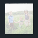 Enkel, modernt, minimalistiskt foto anteckningsblock<br><div class="desc">Det här anteckningsblocket har en fullt-ram-bild (ljusare så att det är enkelt att använda som anteckningsblock). Det här fotot-anteckningsblocket är en fantastisk gåva till för barn,  mammor,  pappor och morföräldrar!</div>