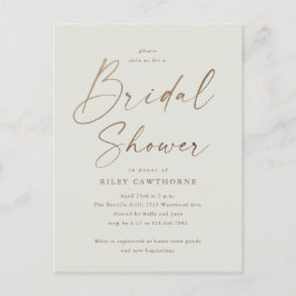 Enkel Möhippa för Guld-skript Vykort