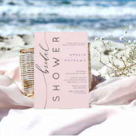 Enkel Möhippa för  Rosa Inbjudningar