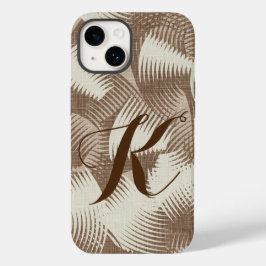 Enkel Monogram Elegant Boho Telefonväska