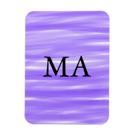 Enkel monogram lägg till din namn bokstav man mini magnet