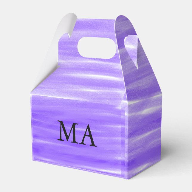 Enkel monogram lägg till din namn bokstav man mini presentaskar (Framsidan Sidan)