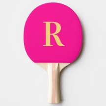 Enkel monogram-Shock rosa