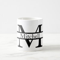 Enkel Monogrammed Namn Personlig