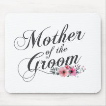 Enkel Mor i Groom Bröllop | Mousepad