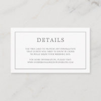 Enkel Mörk Grått Monogram Elegant bröllop