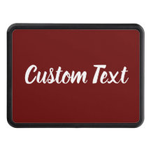 Enkel Mörk, röd och vit skriptmall