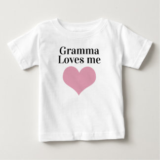 Enkel mormor älskar mig babytröja t shirt