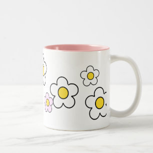 enkel mugg N°2 för 70-talblommor