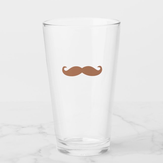 enkel mustasch glaskopp (Framsida)