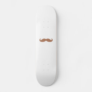 enkel mustasch mini skateboard bräda 18,5 cm