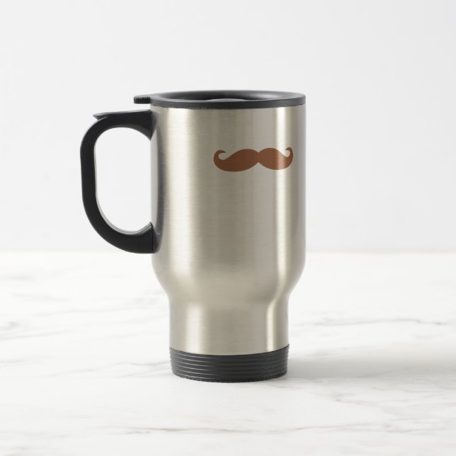 enkel mustasch resemugg (Vänster)